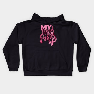 My friend is a fighter Kids Hoodie